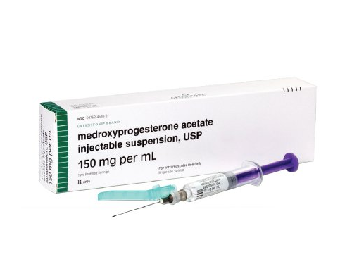 syringe with prescription medicine box